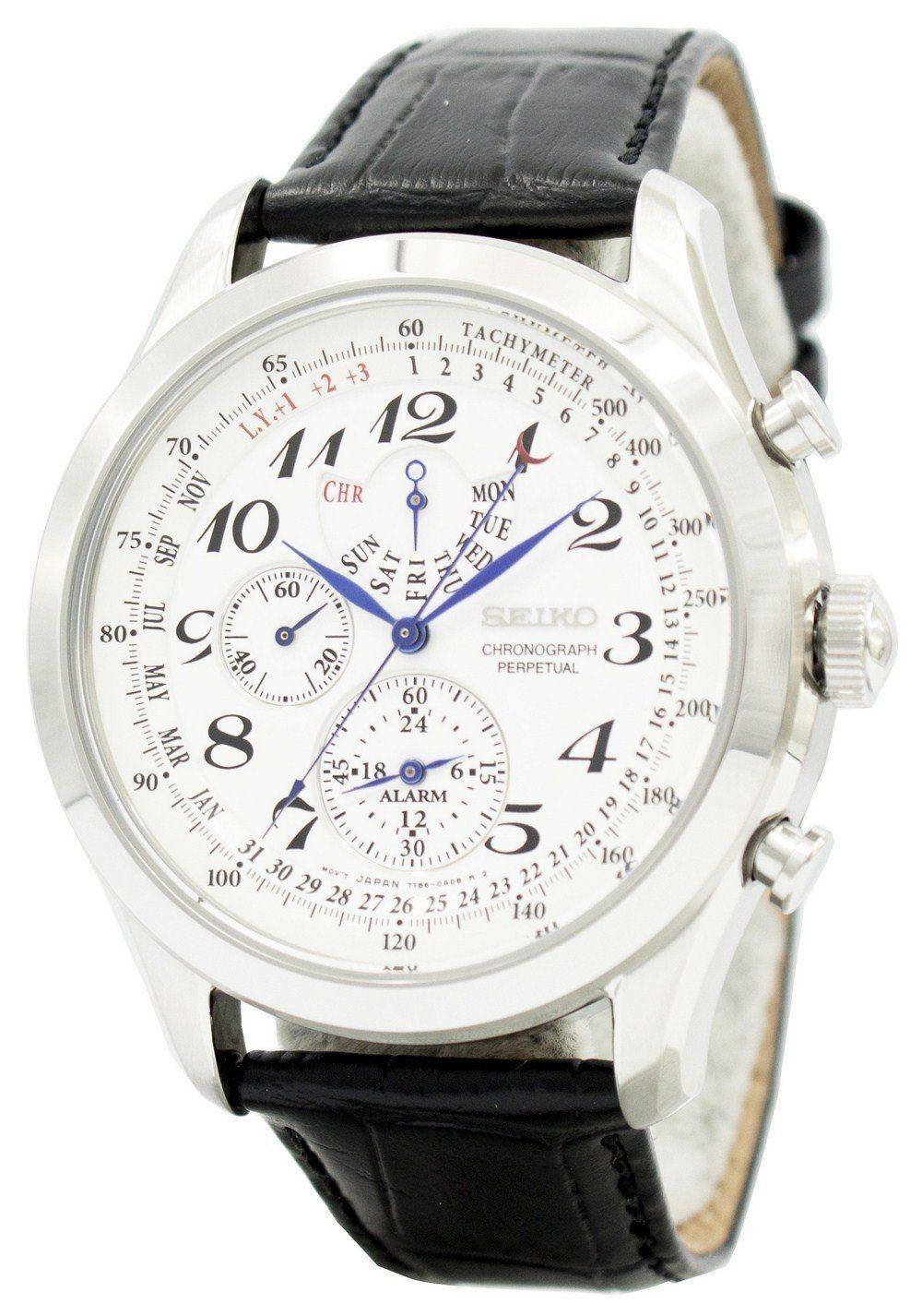 Seiko Chronograph Perpetual Calendar SPC131P1 SPC131P MEN'S Watch eBay